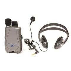 PockeTalker Ultra Duo with Standard Headphones + Single Mini Earbud